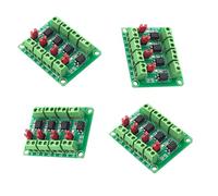 Módulo de control de aislamiento de voltajes PC817 de 4 canales para conversión de señales y conducción de dispositivos de alta potencia, aislamiento de voltajes