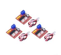 Módulo de control de motor CC de doble puente H para robots de seguimiento de línea y vehículos autónomos, suministro de 2 V-10 V, compatible con nivel lógico de 1.8 V-7 V