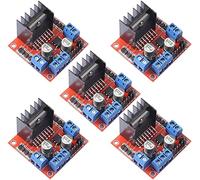 Módulo de control de motor L298N para Arduino, robot inteligente para vehículos Arduino, MEGA R3 2560, ESP32, ESP8266, módulo de motor paso a paso de CC de doble puente H.