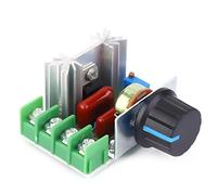 Módulo de Control de Velocidad del Motor de CA Regulador de Voltaje Ajustable PWM Eficiente para Electricidad Industrial, 2 Piezas para Atenuación del Calentador de Agua, Regulación de