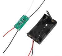 Módulo de control por voz, 6 s, retardo, micrófono, placa de sensor para motor de corriente continua, lámpara, proyecto de manualidades, modelismo, 3,6 x 1,6 cm (B)