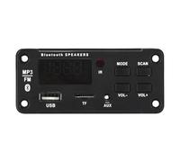 Módulo de decodificador de coche, USB MP3, módulo receptor de audio de 12 V con mando a distancia, amplificador de pantalla LCD, función de grabación de llamadas