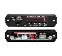 Módulo de decodificador de MP3 Bluetooth, DIY inalámbrico BT MP3 WMA WAV Ape Placa de decodificador de música sin pérdida Compatible con Radio FM/Lectura de Disco USB