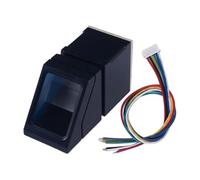 Módulo de detección de huellas dactilares R307S, módulo de detección de huellas dactilares, 1000 huellas dactilares, adecuado para control de acceso, tiempo y verificación de identidad, color negro, 1