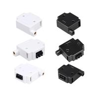 Módulo de detección de material for piezas de impresora 3D con sensor de filamento de 1,75 mm/3,0 mm y monitor de detección de tope mecánico.(1 75mm Black 2PCS)