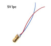 Módulo de diodo láser ajustable de 5 millones de vatios, 650 nm, 6 mm, 3/5 V, 10 unidades, para láser