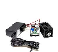 Módulo de diodo láser verde de 80 mw y 532 nm Punto/Línea/Cruz Controlador de 12 V TTL con potencia. (Color : Cross, Size : UK plug)