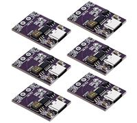 Módulo de disparo rápido de 6 piezas, USB-C 5 V 9 V 12 V 15 V 20 V PD/QC/AFC,Voltaje fijo Módulo de disparo de alimentación, disparador de carga rápida detector de sondeo para hogares inteligentes