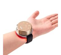 Módulo de dispositivo de terapia de luz roja: 650 nm rojo 850/940 nm infrarrojo, sensor de piel, recargable, 4 modos para cuerpo completo: muñeca, mano, codo, rodilla, pie, oreja, garganta, cuello