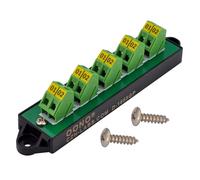 Módulo de distribución de bloque de terminales de 16 A, 300 V, 2 x 5 posiciones. OONO D-1655GP