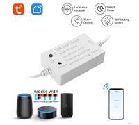 Módulo de disyuntor Inteligente WiFi Tuya, Interruptor RF433, Controlador de Encendido y Apagado, Control Remoto por aplicación de teléfono móvil para el hogar