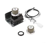 Módulo de encendido Kit de repuesto con botón de regulación lateral para Weber Spirit E-210 E-310 E-320 2009-2012, juego de encendido con almohadilla colectora de cable, módulo electrónico