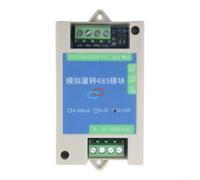 Módulo de entrada RS485 para convertir datos digitales a señales analógicas con opciones de salida de 2/4 canales para aplicaciones Modbus RTU (2 canales 0-10V)