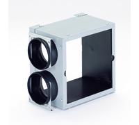 Módulo de expansión ComfoCube CT 2xDN90 para distribuidor modular, gris, con escuadra de fijación de Zehnder - 990323064