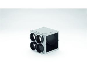 Módulo de expansión ComfoCube CT 4xDN90 para distribuidor modular, gris, con soporte de fijación de Zehnder - 990323065