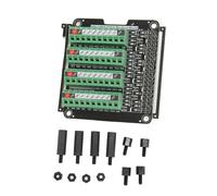 Módulo de expansión GPIO para Raspberry Pi con conexión Bluetooth, tarjeta de memoria ampliable, bloques de terminales y pantalla LED.