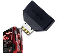 Módulo de expansión USB de 19 pines con dos puertos USB 3-E 20p convertido a adaptador IDC 19p | Extensión interna de conversión de placa base para gestión de cables, oficina, computadora