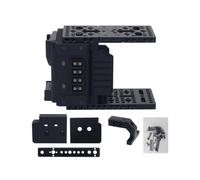 Módulo de extensión Jaula cámara, Compatible con Sony, FX3 FX30 | Pantalla de voltaje, aleación de aluminio y PLA, 1 módulo + 1 kit de extensión de asa XLR(No XLR Handle Kit)