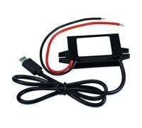 Módulo de fuente alimentación convertidor reductor DC-DC 12V24V a 5V 3A 15W for coche macho hembra USB TYPEC adaptador(MICRO USB)