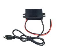 Módulo de Fuente de alimentación CC de 12V, 24V a 5V, 3A, convertidor Reductor for Mini Adaptador USB, Adaptador USB for Coche, Macho y Hembra(Mini 12V24V to 5V 3A)