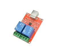 Módulo de fuente de alimentación de control de computadora programable de 2 canales de CC 5 V USB para controlador de hogar inteligente, placa de relé de 250 V 10 A