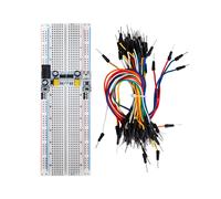 Módulo de Fuente de Alimentación para Placa de Pruebas MB102 Salida Bidireccional de 3,3 V/5 V para Prototipos de Placa de Pruebas Blanca Sin