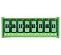 Módulo de fusible de montaje en riel DIN CA 24-250 V (8 canales)