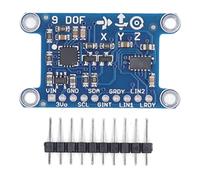 Módulo de giroscopio 9 ejes Sensor de giroscopio digital Medición rápida Pérdida de baja potencia para Robóticos Drones ABS 3 5V