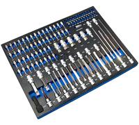 Módulo de herramientas EVA de puntas hexagonales, torx, cuadradas, planas, estrella/philips, spline y RIBE largas y cortas