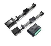 Módulo de husillo de bolas SFU1605 con guía lineal, motor paso a paso Nema23 de 57 mm, mesa deslizante con motor todo en uno(All in one Motor kit,200mm)