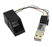 Módulo de identificación de huellas dactilares AS608 para placas de desarrollo STM32, sensor óptico para control seguro de acceso (con placa adaptadora)