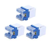 Módulo de Información, Módulo RJ45 Práctico Conveniente de 3 Piezas para la Industria para Cableado Integrado de Ingeniería de Redes