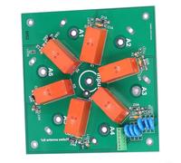 Módulo de interruptor de antena remota coaxial 6:1, selector multibanda HF/VHF de 1.8MHz-60MHz, interfaz SO-239, baja pérdida ≤0.3dB, 1500W PEP de alta potencia para radio aficionada y onda corta