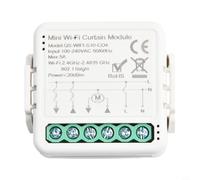Módulo de interruptor de cortina inteligente para automatizado para persianas enrollables y persianas con temporizador y funciones de encendido y apagado remoto (wifi)