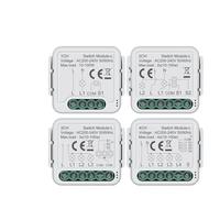 Módulo De Interruptor De Luz Inteligente 3.0 No Requiere Cable Neutro Funciona Con Alexa Compatible Con Google Home Control Bidireccional(2 Gang)