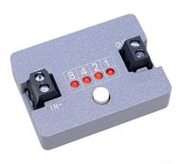 Módulo de interruptor de sensor de vibración de retardo ajustable que se apaga después de detectar movimiento para sistemas de alimentación CC (placa + carcasa)