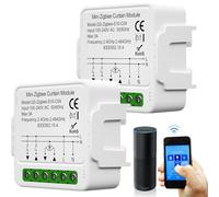 Módulo de interruptor inteligente de persiana Tuya WiFi, módulo de interruptor de persiana inteligente de 2,4 GHz, control de persiana inteligente, control de aplicación, temporizador para motor de