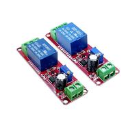 Módulo de interruptor temporizador NE555 ajustable Módulo de relé de retardo de tiempo CC 12 V Protección de relé de retardo 0~10 S(5V)