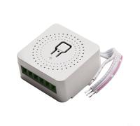 Módulo de interruptor WiFi de 10 A habilitado para Tuya para Smart Life con funcionamiento de 2 vías para uso montado en la pared de 2 bandas, 3 bandas, 4 bandas (interruptores de tres vías)