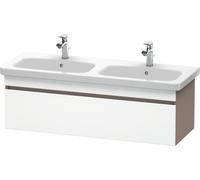 Módulo de lavabo Duravit DuraStyle de pared 6398, 1 extraíble, 1230mm, DS639801843, Color: Blanco mate / Basalto mate