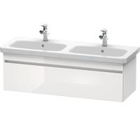 Módulo de lavabo Duravit DuraStyle de pared 6398, 1 extraíble, 1230mm, DS639802218, Color: White High Gloss Decor / White Matt Decor