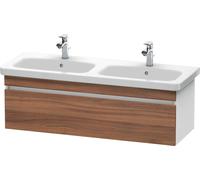 Módulo de lavabo Duravit DuraStyle de pared 6398, 1 extraíble, 1230mm, DS639807918, Color: Nogal Natural Decor / White Matt Decor