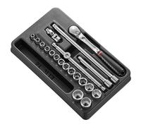 Módulo De Llave De Facom 3/8", 6 Caras, Métrico - 20 Piezas, MOD.JL161-36