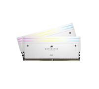 CORSAIR Dominator Titanium RGB DDR5 RAM 32GB (2x16GB) DDR5 hasta 6400MHz CL32 Intel XMP 3.0 Memoria de Ordenador de Sobremesa - Blanco (CMP32GX5M2B6400C32W)