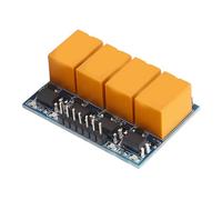 Módulo de microrelé, Módulo de relé Pequeño Transmisión de Señal Estable SIN Contacto NC DC3.3-5V con Optoacoplador para Electrodomésticos (4 canales)