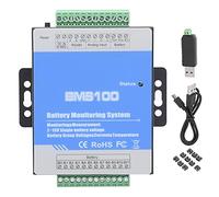 Módulo de Monitorización de Gestión de Baterías, Monitor de Voltaje Analógico 12 bits, 2 Canales 4 - 20mA 0 - 5V - Comunicación RS485 con Protocolo RTU, Alta Precisión y Protecci