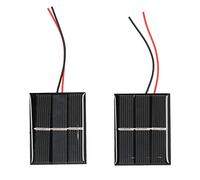 Módulo de Panel Solar de polisilicio, micropegamento, células solares de 43x55 mm, 0,4 W, 1,5 V, para aparatos eléctricos de Baja Potencia, 2 uds.