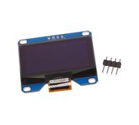 MóDulo de Pantalla Azul de 4 Pines de 1,54 Pulgadas SSD1309 MóDulo de Pantalla OLED Compatible para SSD1306 I2C Interfaz 128X64