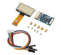 Módulo de Pantalla de 1,51 Pulgadas, Resolución de 128x64, Interfaz SPI I2C, Módulo de Pantalla Azul Transparente de Vista Completa, Chip de Control SSD1309, Material de Vidrio, para Pi, 5 V 3,3 V