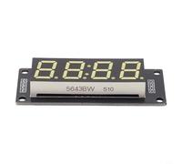 Módulo de pantalla LED de siete segmentos de ánodo común de 0.56 pulgadas de 4 dígitos para TM1637, opciones de color RGB (rojo/verde/azul/amarillo/blanco), gris de 8 niveles (blanco)